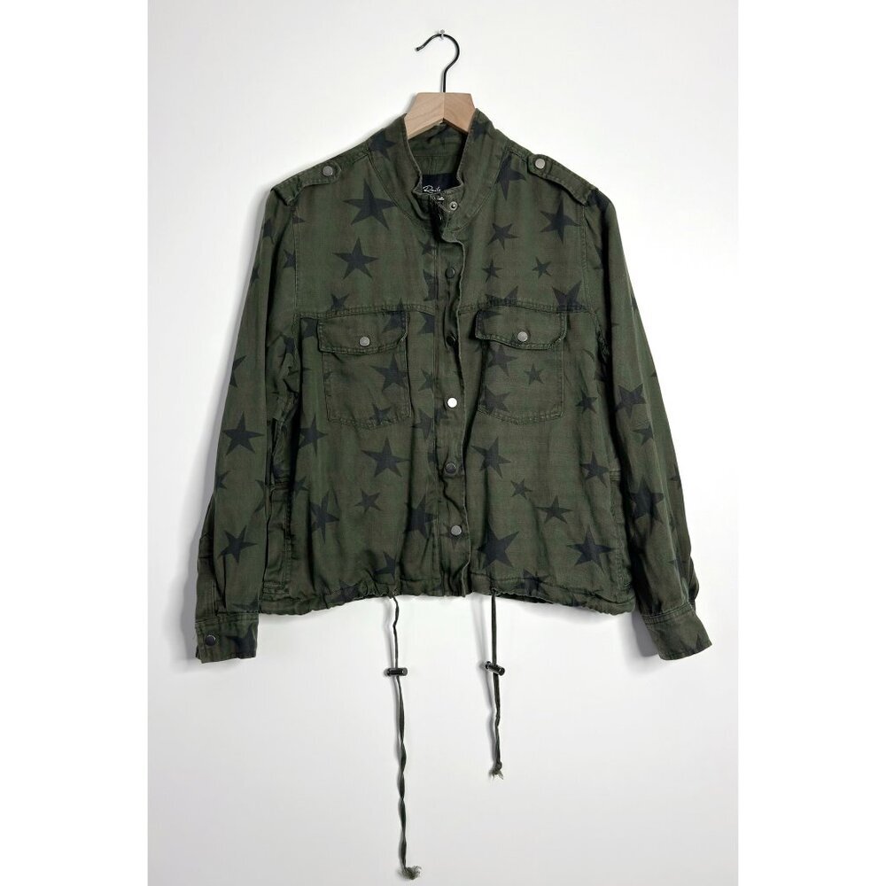 Rails Collins Jacket Sage With Black Stars - image 1